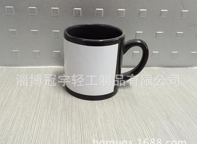 6oz涂層杯 黑杯白花紙涂層杯 6oz黑杯白花紙涂層杯